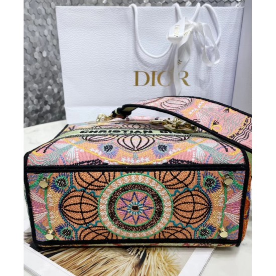 Replica Christian Dior Lady D-Lite Bag Pink
