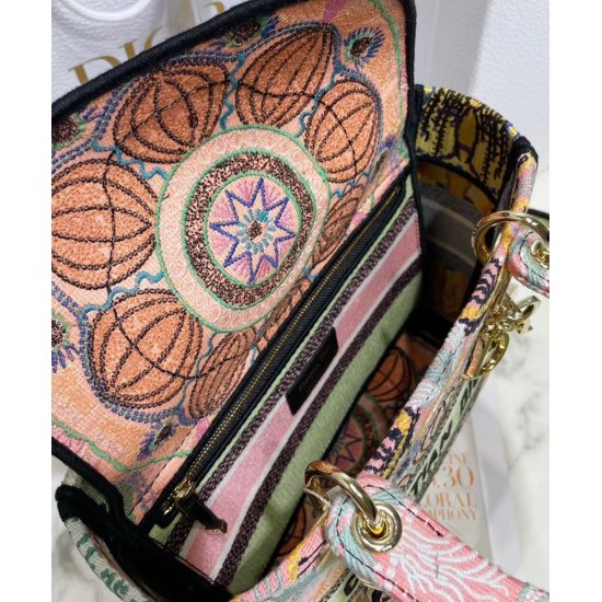 Replica Christian Dior Lady D-Lite Bag Pink