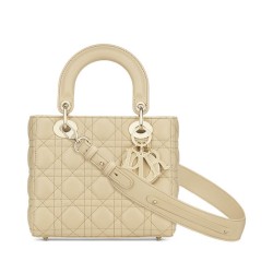 Fake Christian Dior Lady Dior My Abcdior Bag Apricot Replica