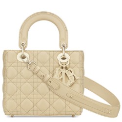 Fake Christian Dior Lady Dior My Abcdior Bag Apricot Replica