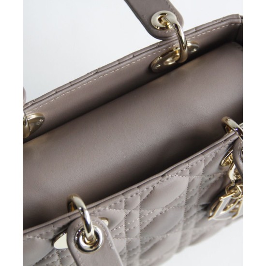 Replica Christian Dior Lady Dior My Abcdior Bag Light Coffee