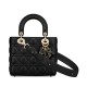 Fake Christian Dior Lady Dior My Abcdior Bag Black Replica