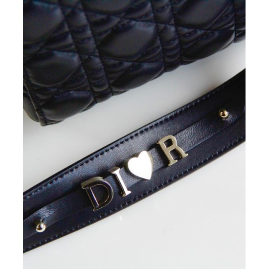 Fake Christian Dior Lady Dior My Abcdior Bag Black Replica