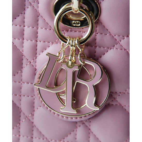 Fake Christian Dior Lady Dior My Abcdior Bag Pink Replica