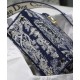 Replica Christian Dior Medium Lady D-Lite Bag Dark Blue