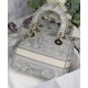 Replica Christian Dior Medium Lady D-Lite Bag Gray