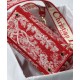 Fake Christian Dior Medium Lady D-Lite Bag Red Replica