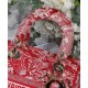 Fake Christian Dior Medium Lady D-Lite Bag Red Replica