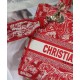 Fake Christian Dior Medium Lady D-Lite Bag Red Replica