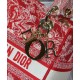 Fake Christian Dior Medium Lady D-Lite Bag Red Replica
