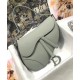 Replica Christian Dior Saddle Ultra-Matte Bag Gray