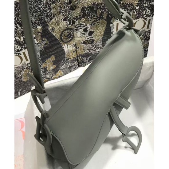 Replica Christian Dior Saddle Ultra-Matte Bag Gray
