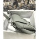 Replica Christian Dior Saddle Ultra-Matte Bag Gray