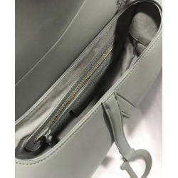 Replica Christian Dior Saddle Ultra-Matte Bag Gray