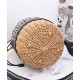 Replica Christian Dior Wicker Bucket Bag Apricot