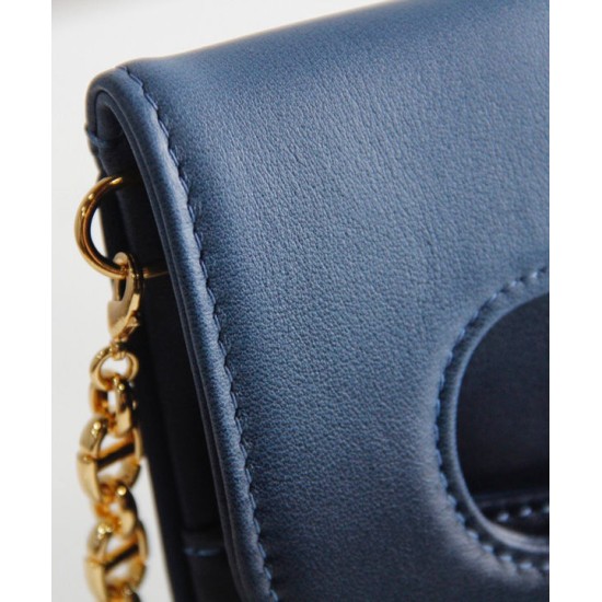 Fake Christian Dior Medium Diordouble Bag Blue Replica