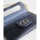 Fake Christian Dior Medium Diordouble Bag Blue Replica