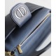 Fake Christian Dior Medium Diordouble Bag Blue Replica