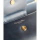 Fake Christian Dior Medium Diordouble Bag Blue Replica