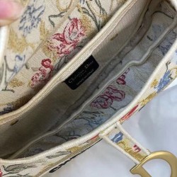 Fake Christian Dior Saddle Bag Yellow Replica