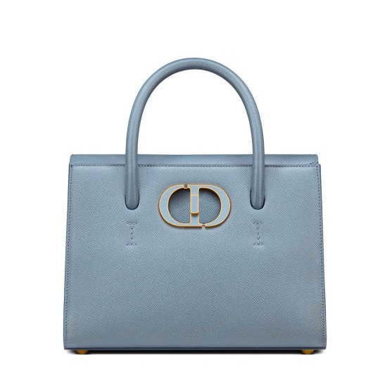 Fake Christian Dior Medium St Honore Tote Light Blue Replica