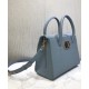 Fake Christian Dior Medium St Honore Tote Light Blue Replica