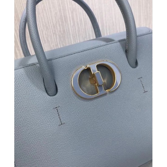 Fake Christian Dior Medium St Honore Tote Light Blue Replica