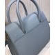 Fake Christian Dior Medium St Honore Tote Light Blue Replica
