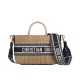 Replica Christian Dior Wicker Basket Bag Apricot