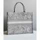Fake Christian Dior Book Tote Gray Replica