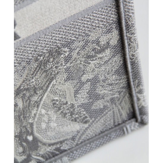 Fake Christian Dior Book Tote Gray Replica