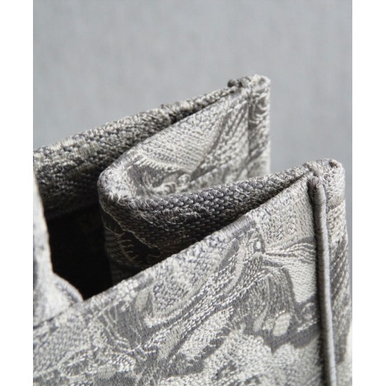 Fake Christian Dior Book Tote Gray Replica