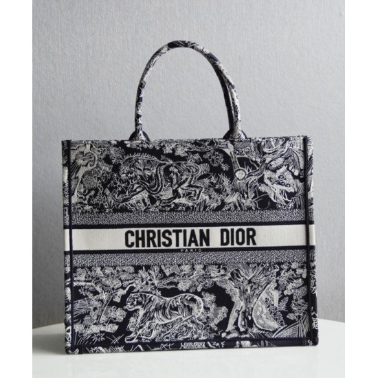 Replica Christian Dior Book Tote Black