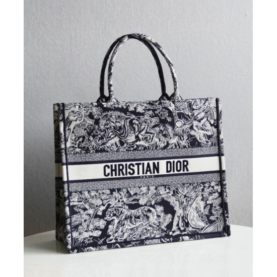 Replica Christian Dior Book Tote Black