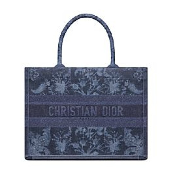 Replica Christian Dior Small Dior Book Tote Blue