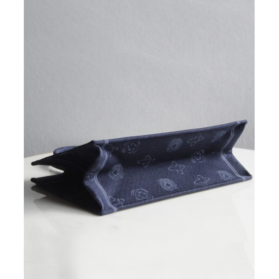 Replica Christian Dior Small Dior Book Tote Blue