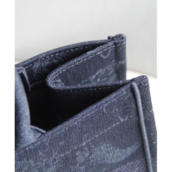 Replica Christian Dior Small Dior Book Tote Blue