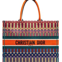 Fake Christian Dior Book Tote bag M1286 Orange Replica