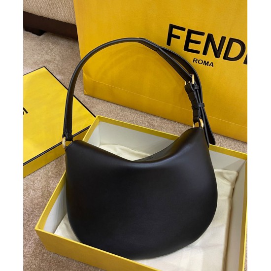 Replica Small Croissant 8BR790 Black