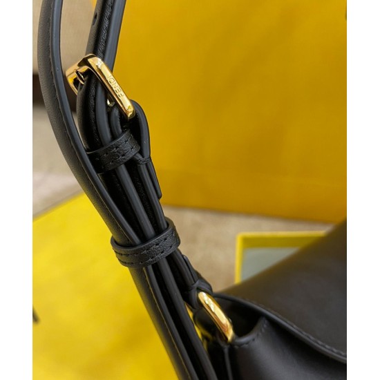 Replica Small Croissant 8BR790 Black