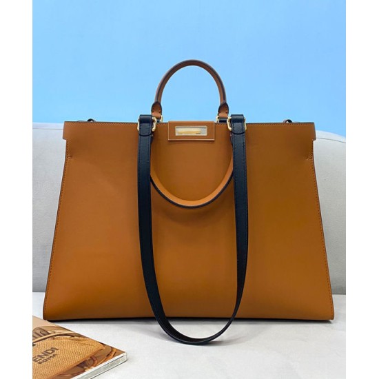 Fake Peekaboo X-Tote Small Bag Light Coffee Replica
