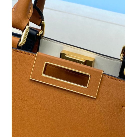 Fake Peekaboo X-Tote Small Bag Light Coffee Replica