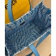 Replica Shopper Glazed Canvas Bag 8BH357 Blue