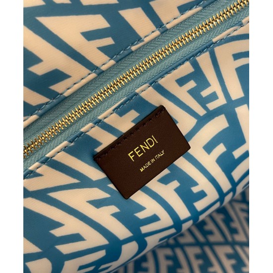 Replica Shopper Glazed Canvas Bag 8BH357 Blue