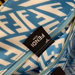 Replica Shopper Glazed Canvas Bag 8BH357 Blue