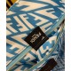 Replica Shopper Glazed Canvas Bag 8BH357 Blue