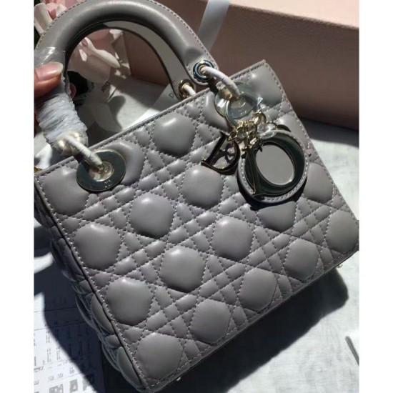 Replica Dior Lady Dior Bag Gray
