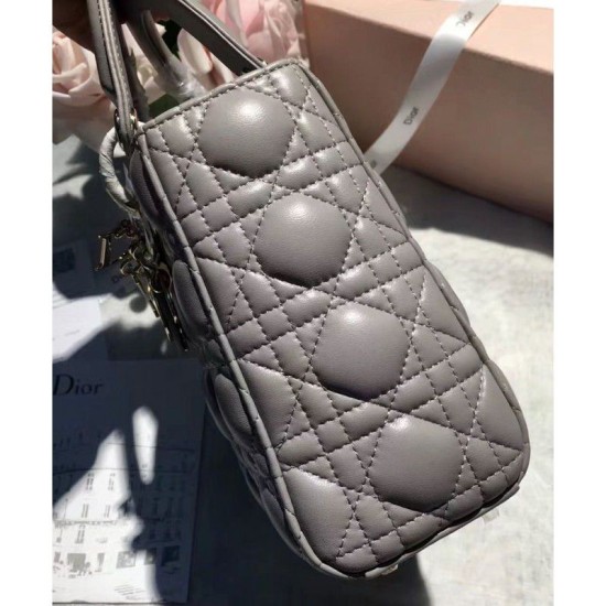 Replica Dior Lady Dior Bag Gray