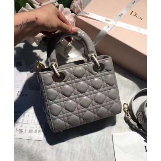 Replica Dior Lady Dior Bag Gray