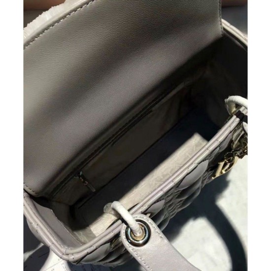Replica Dior Lady Dior Bag Gray